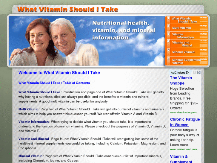 www.whatvitaminshoulditake.com