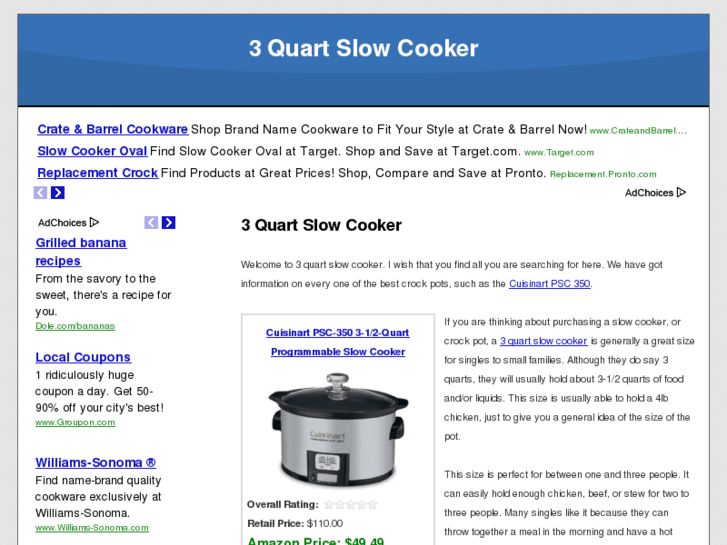 www.3quartslowcooker.net