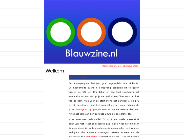 www.blauwzine.nl