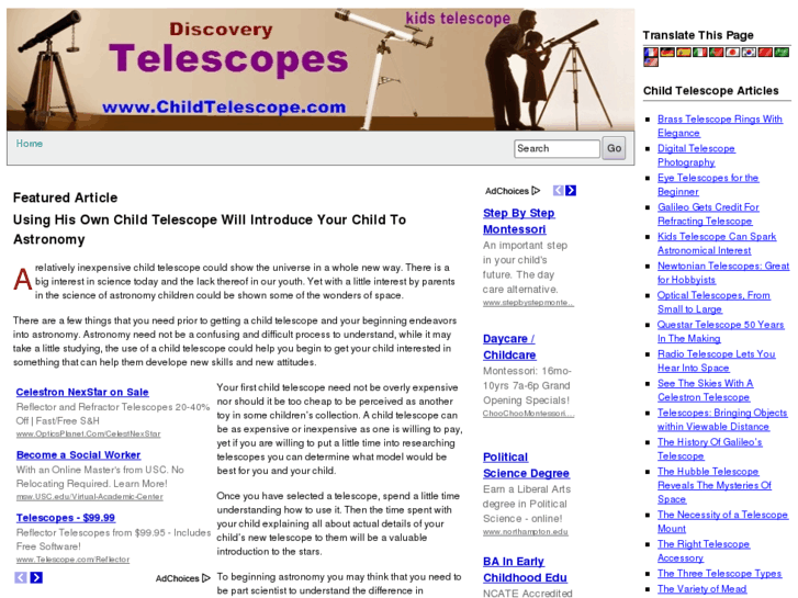 www.childtelescope.com