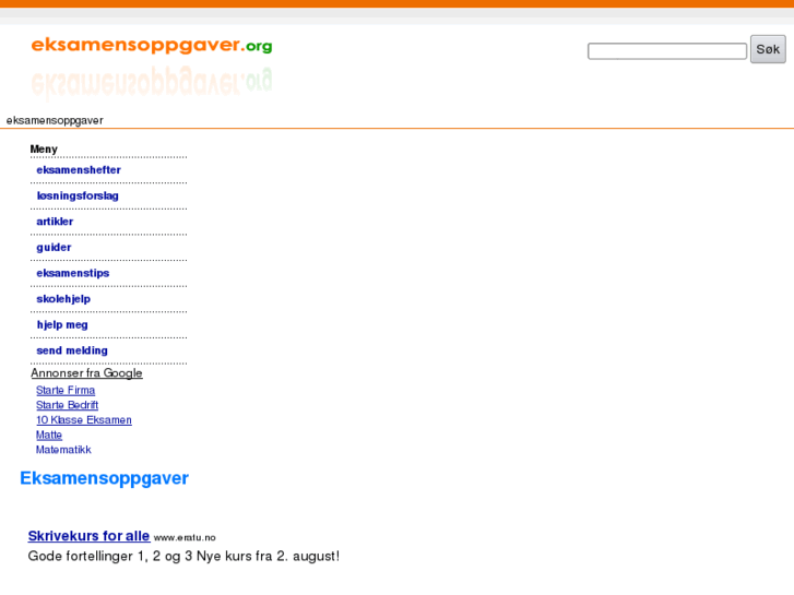 www.eksamensoppgaver.com