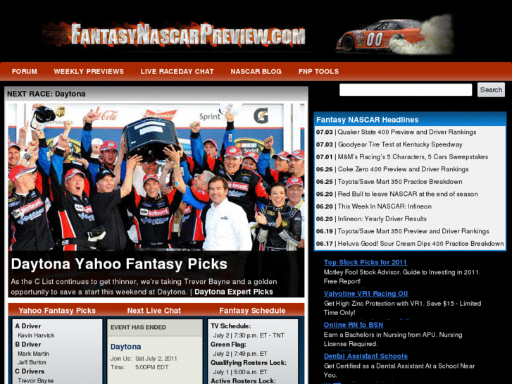 www.fantasynascarpreview.com