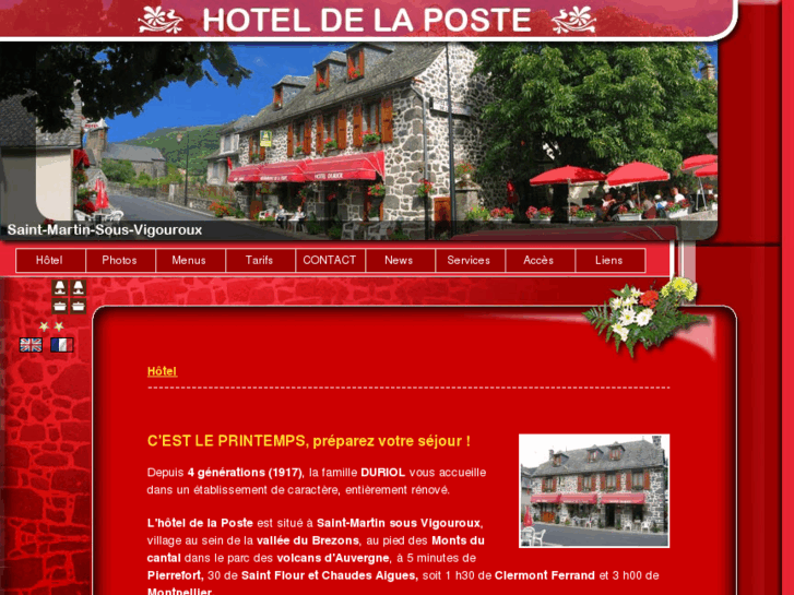 www.hoteldelaposte-cantal.com