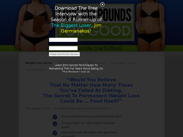 www.lose100poundsforgood.com