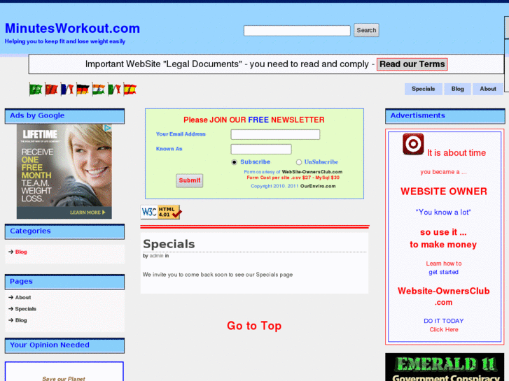 www.minutesworkout.com