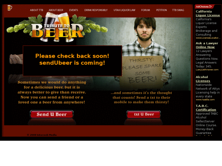 www.sendubeer.net