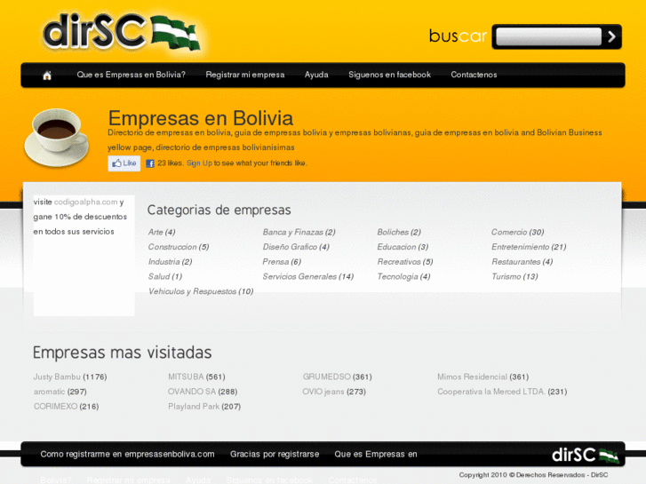 www.empresasenbolivia.com