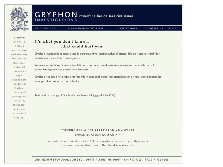 www.gryphoninvestigations.com