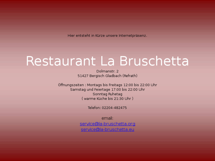 www.la-bruschetta.org