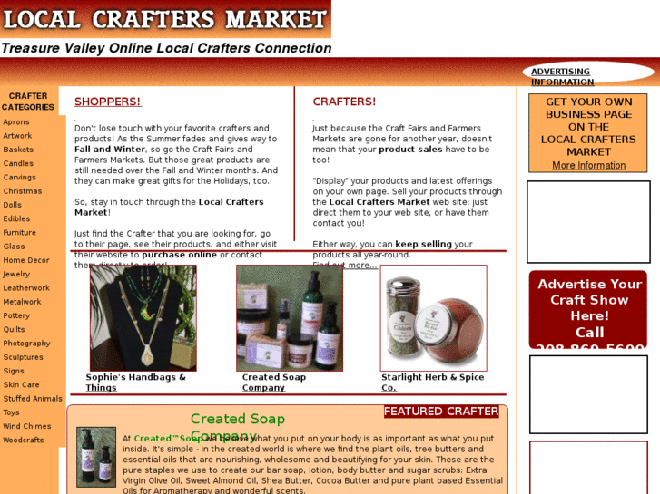 www.localcraftersmarket.com