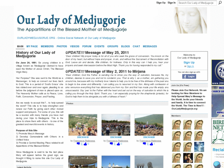 www.ourladymedjugorje.org