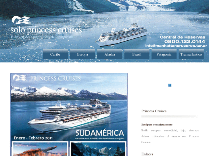 www.soloprincesscruises.com.ar