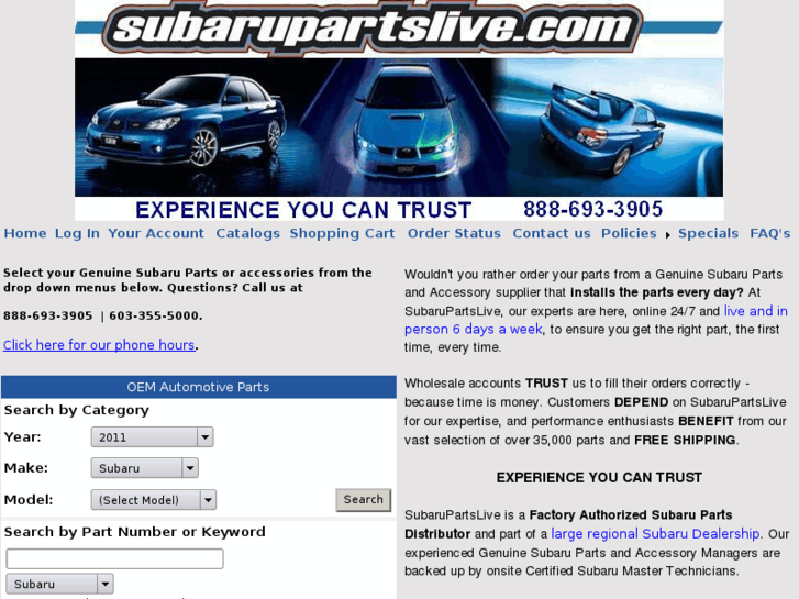 www.subarupartslive.com