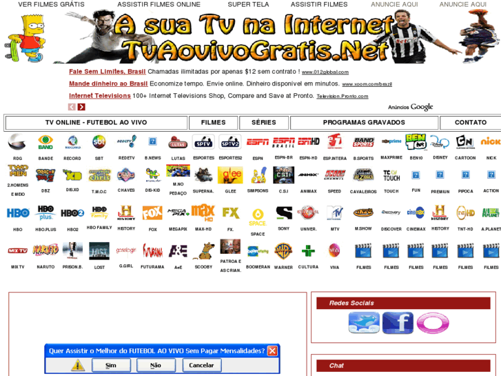 www.tvaovivogratis.net