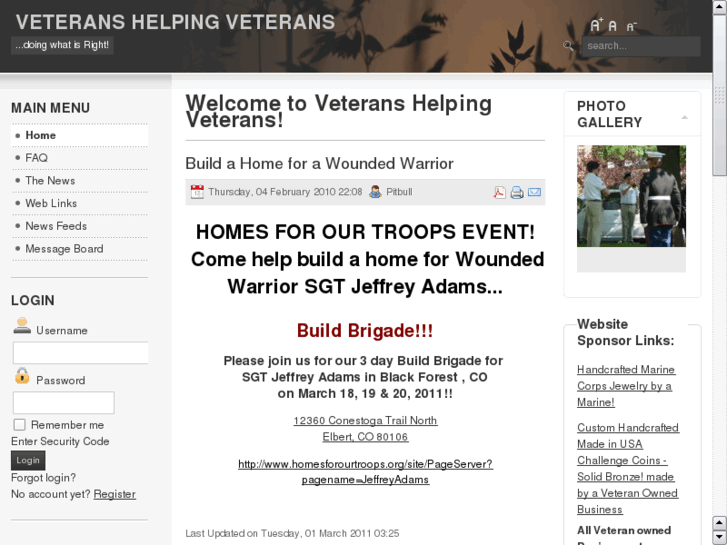 www.veteranshelpingvets.com