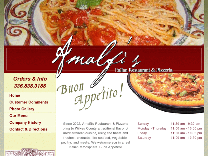 www.amalfispizzeria.com