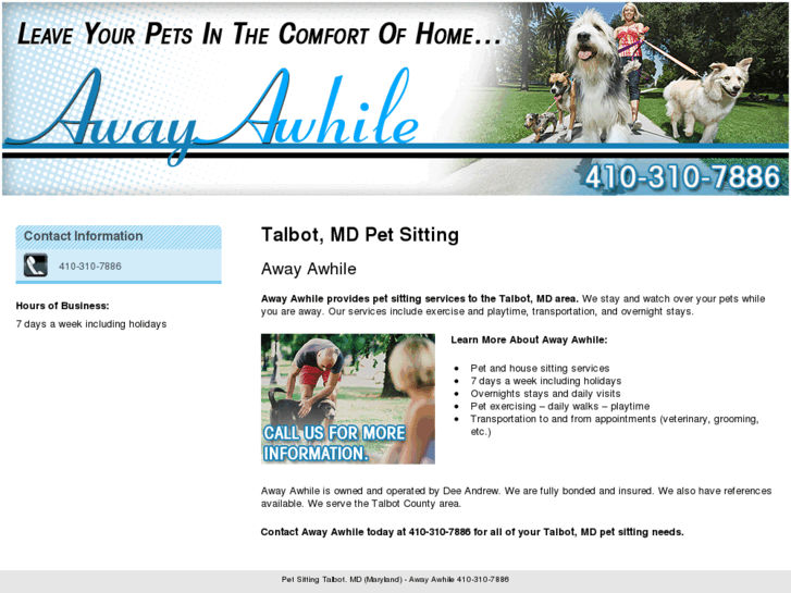 www.awayawhilepets.com