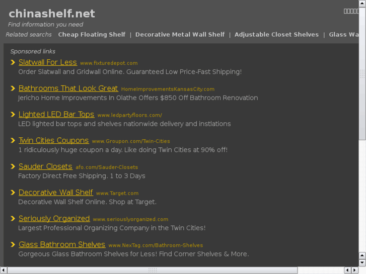 www.chinashelf.net