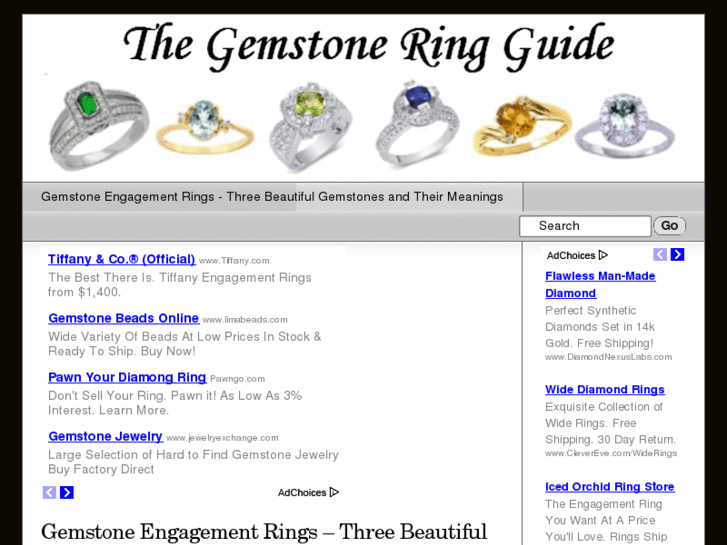 www.gemstoneengagementringsforsale.com