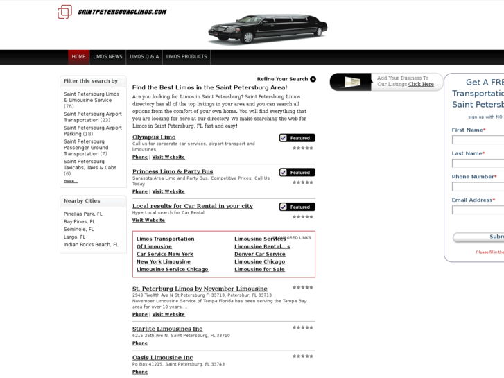 www.saintpetersburglimos.com