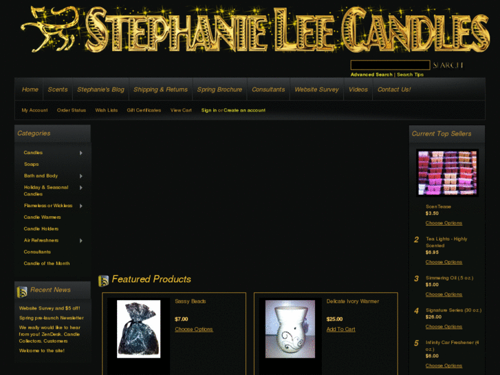 www.stephanieleecandles.com