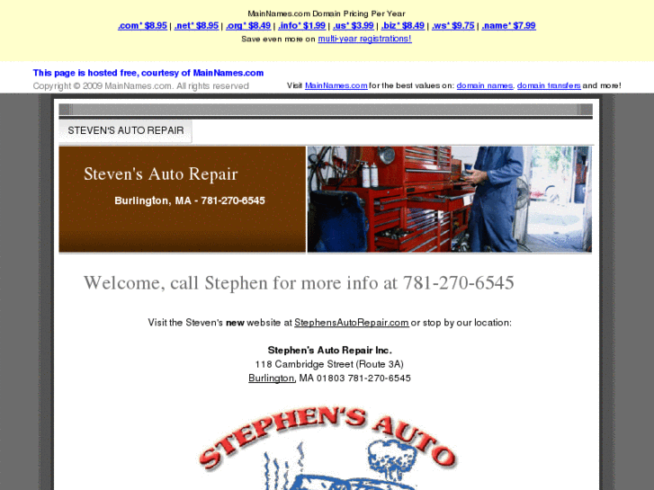 www.stevensautorepair.com