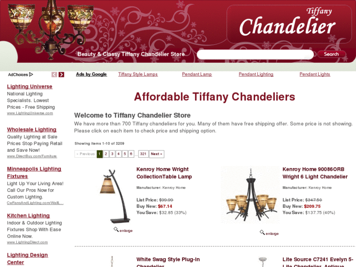 www.tiffanychandelier.net