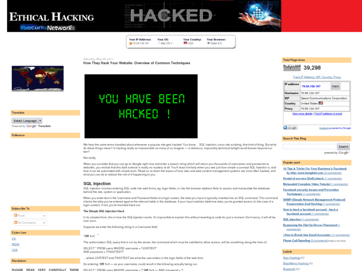 www.ethicalhackingguide.net