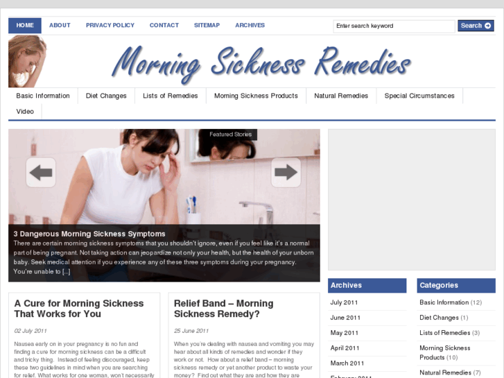 www.morningsicknessremedies.net