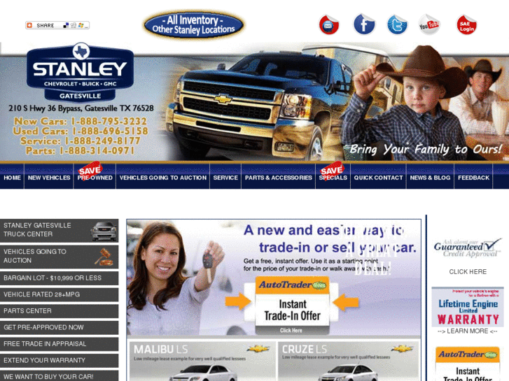 www.stanleygatesvillegm.com