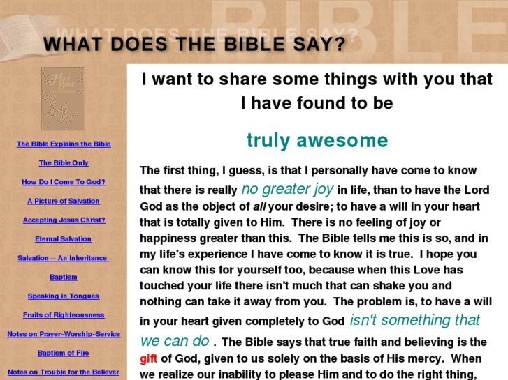 www.whatdoesthebiblesay.com