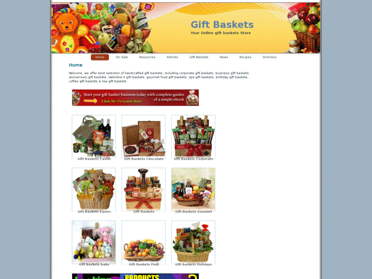 www.gloriousgiftbaskets.com