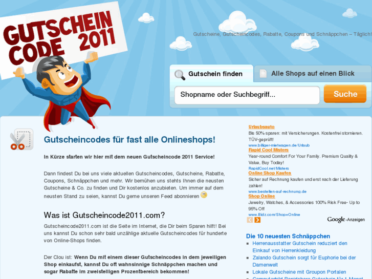 www.gutscheincode2011.com