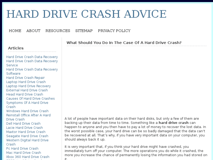 www.harddrivecrashes.com