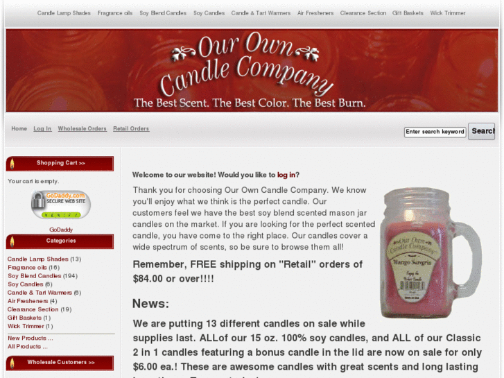 www.ourowncandlecompany.com