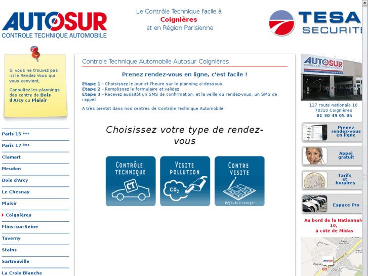 www.autosur-coignieres.com