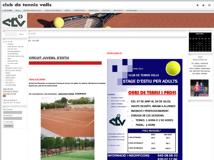 www.clubtennisvalls.com