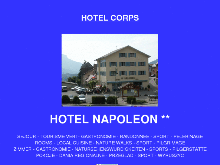 www.hotel-corps.com