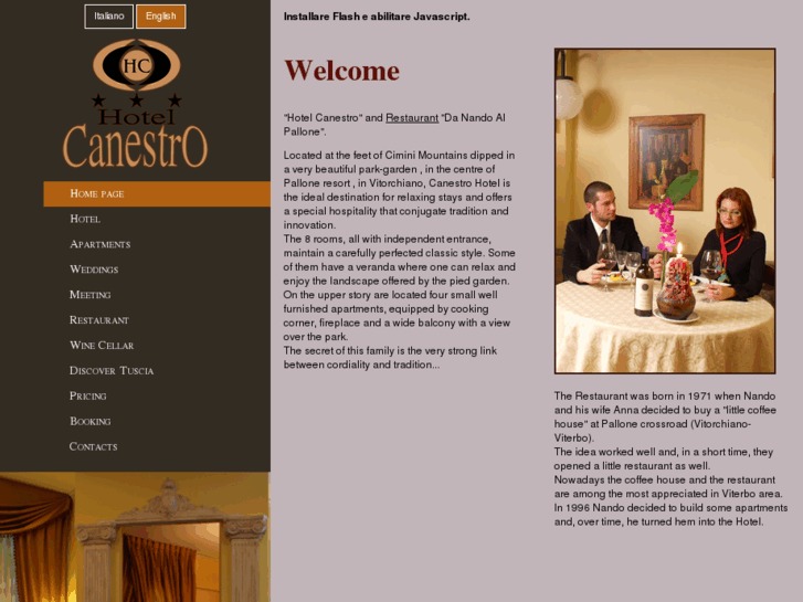 www.hotelcanestro.com