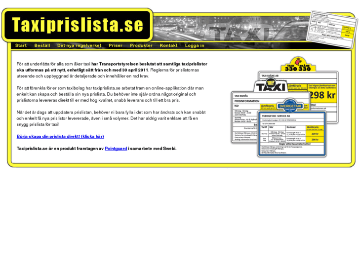 www.taxiprislista.com