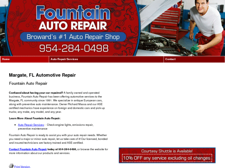 www.autorepairmargatefl.com