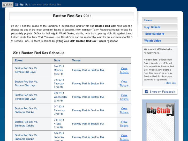 www.bostonredsox2011.com