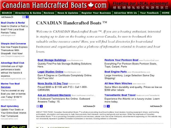 www.canadianhandcraftedboats.com