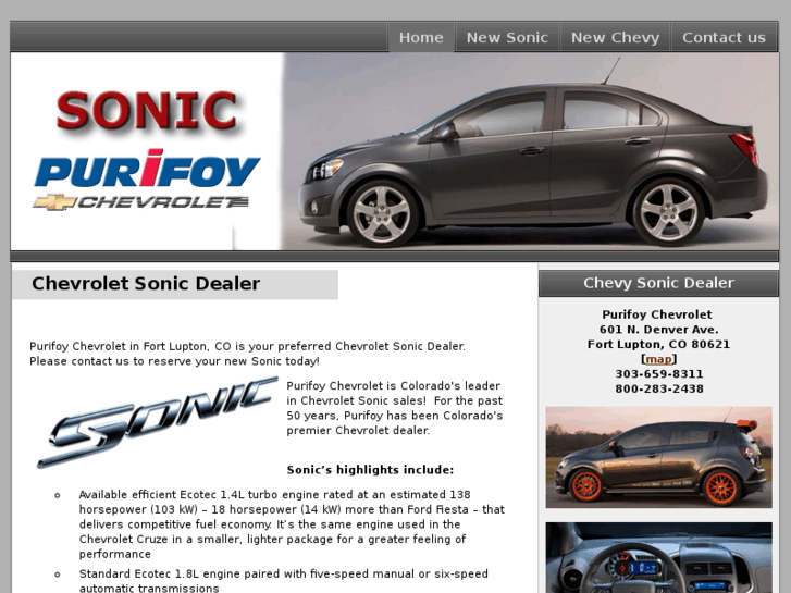 www.chevroletsonicdealer.com