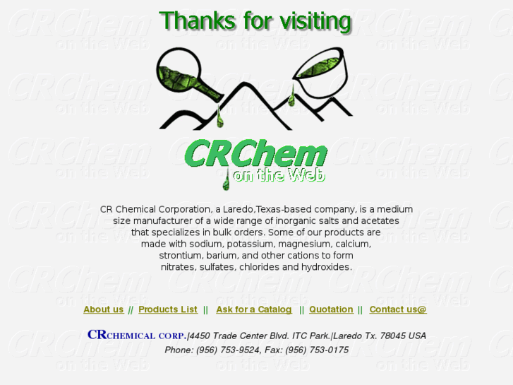 www.crchemical.com