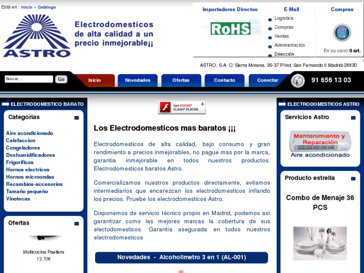 www.electrodomesticosastro.es