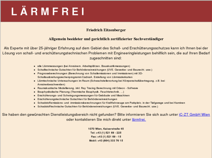 www.laermfrei.com