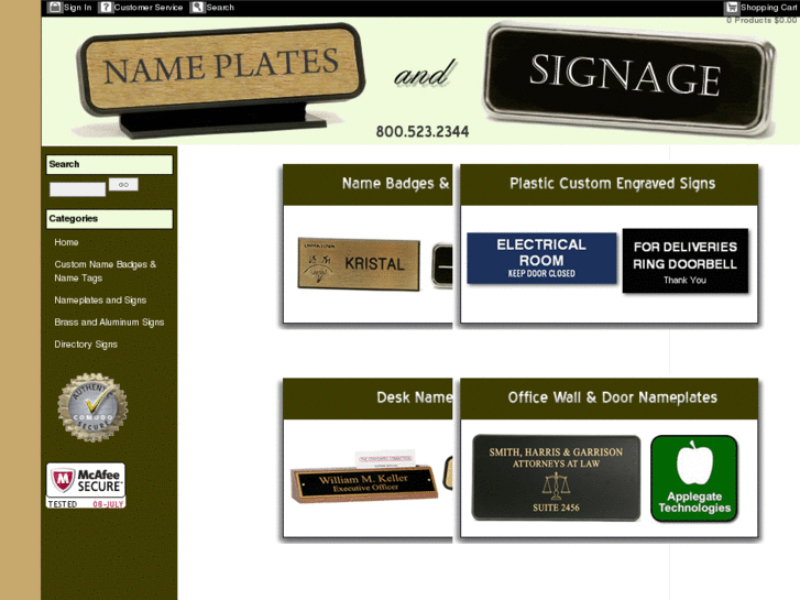 www.nameplatesandsignage.com