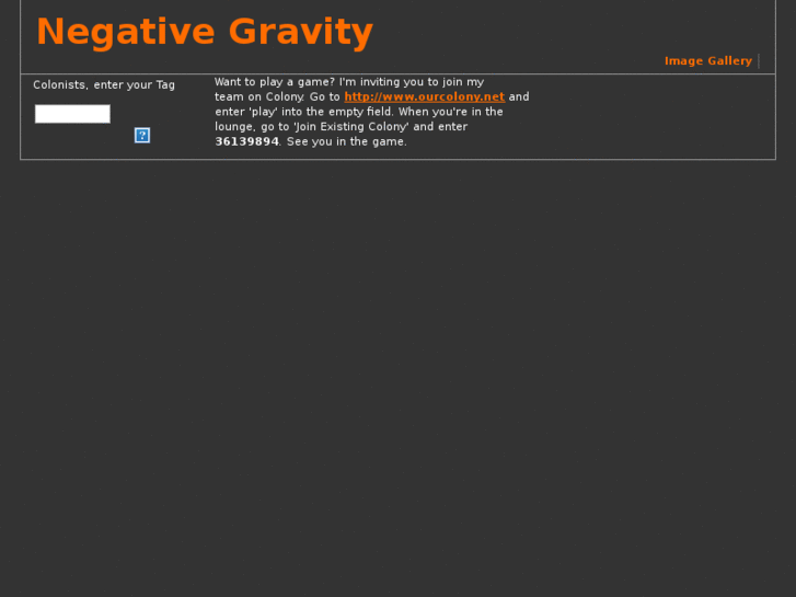 www.negativegravity.net