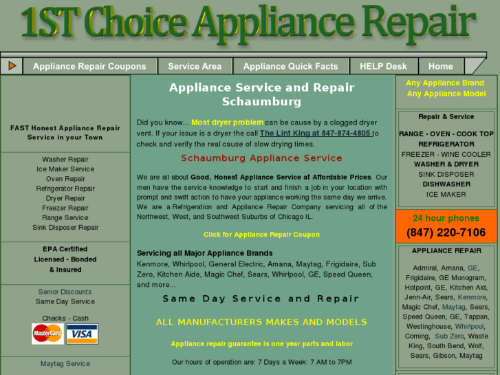 www.1stchoiceappliancerepair.com